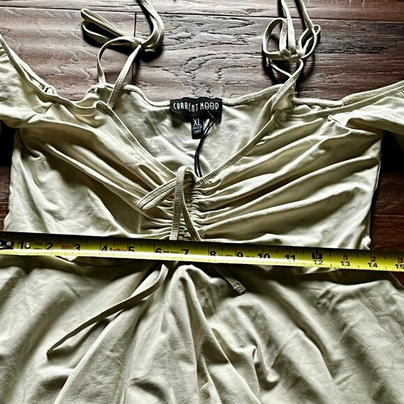 Dolls Kill / Current Mood - Cream Fairy Handkerchief Dress - Picture 4 of 7